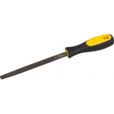 Напильник STAYER 16603-15-21 "PROFI" трехгранный, с двухкомпонентной рукояткой, для заточки ножовок, 150мм 